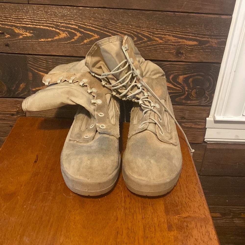 Vibrant army boot